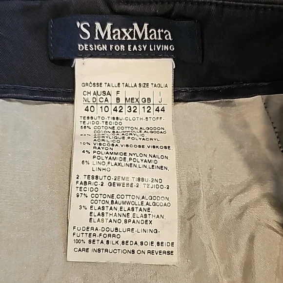 MaxMara navy blue skirt 10 - Picture 2 of 10
